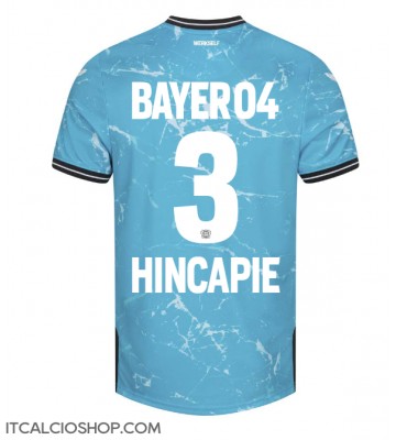 Bayer Leverkusen Piero Hincapie #3 Terza Maglia 2023-24 Manica Corta